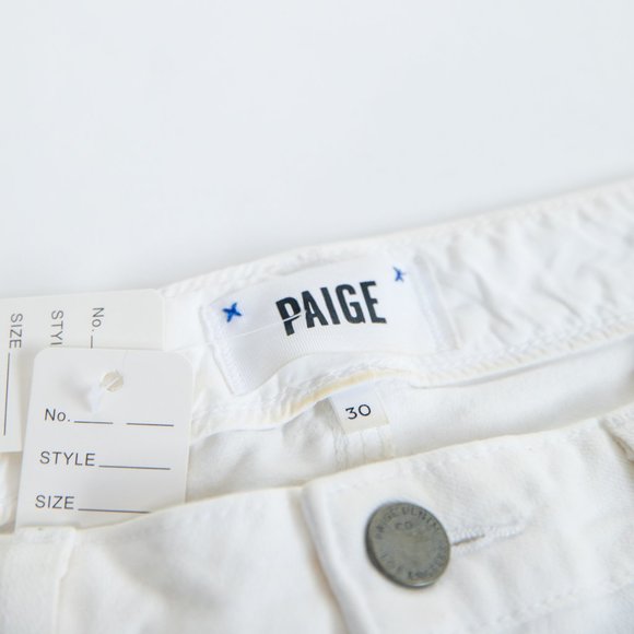 PAIGE | White Skyline Ankle Peg Jeans (Size 30) - Picture 6 of 8